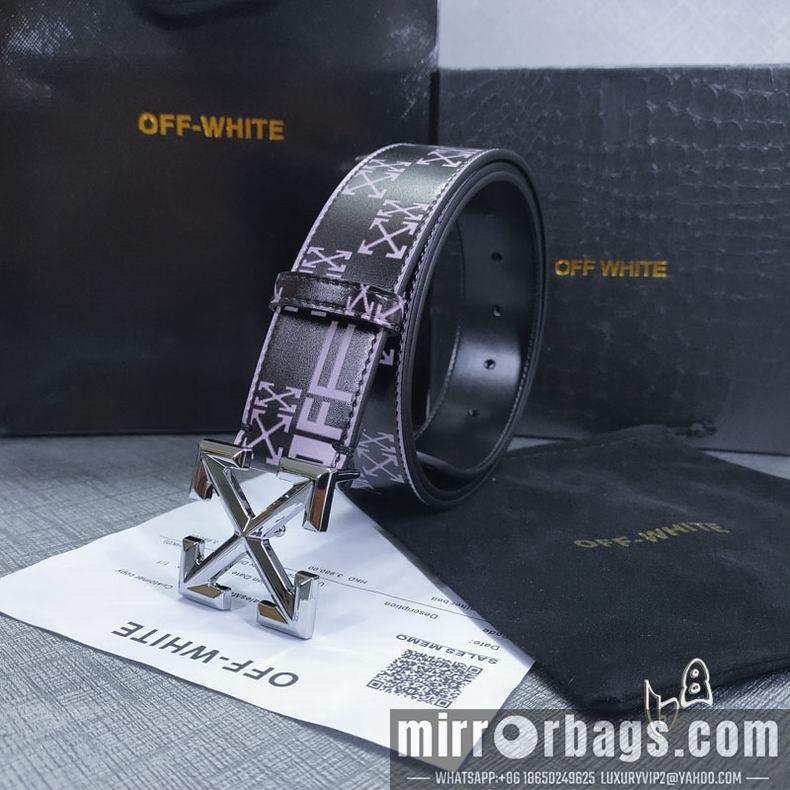 Off White belt 38mmX80-125cm lb082801