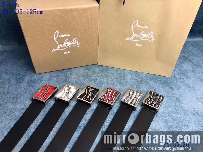 Christian Louboutin Belt 35MM 0121