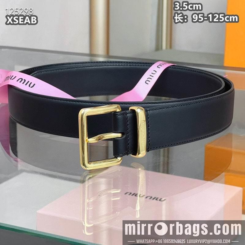 Miumiu belt 35mmX95-125cm 8L05