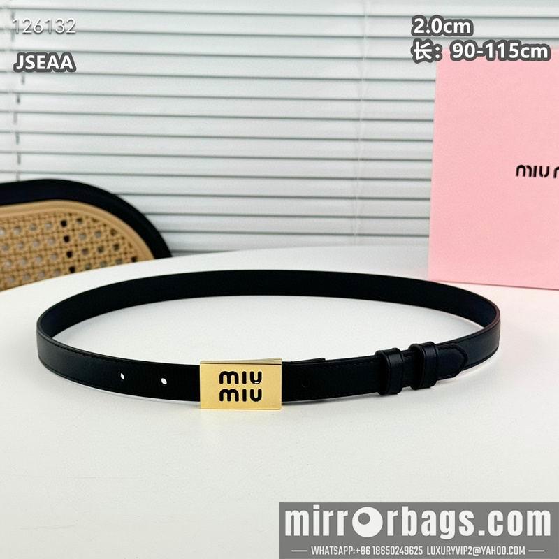 Miumiu belt 20mmX90-115cm 8L07