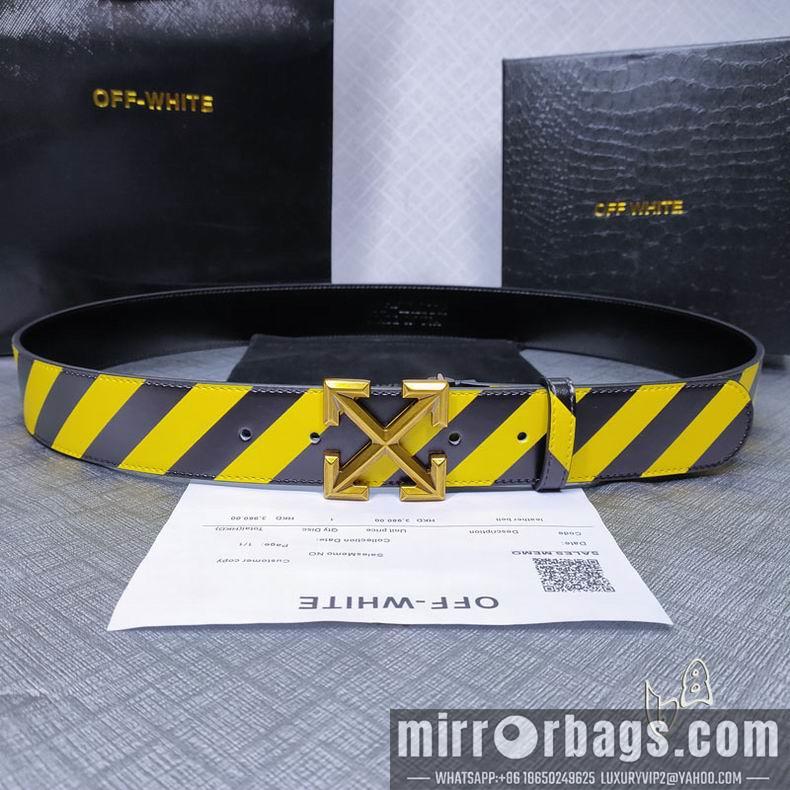 Off White belt 38mmX80-125cm lb082802