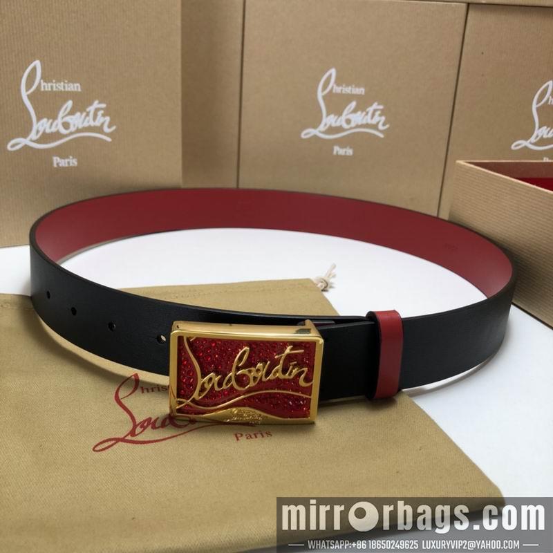 Christian Louboutin belt 35mmX95-125cm 7D02