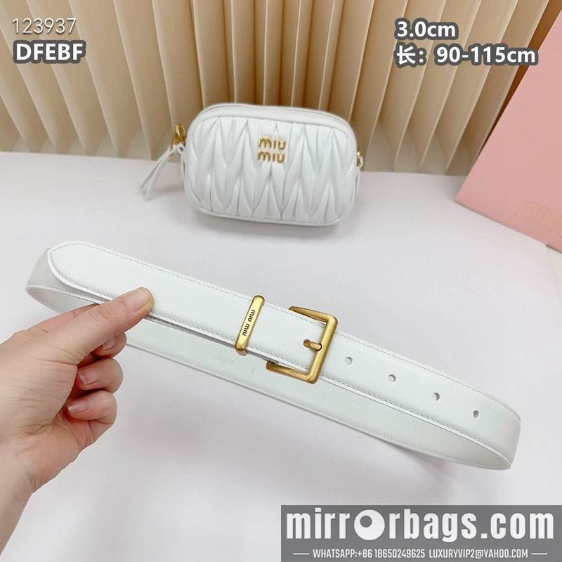 Miumiu belt 30mmX90-115cm 8L03