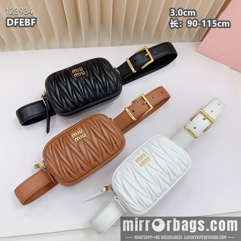 Miumiu belt 30mmX90-115cm 8L03