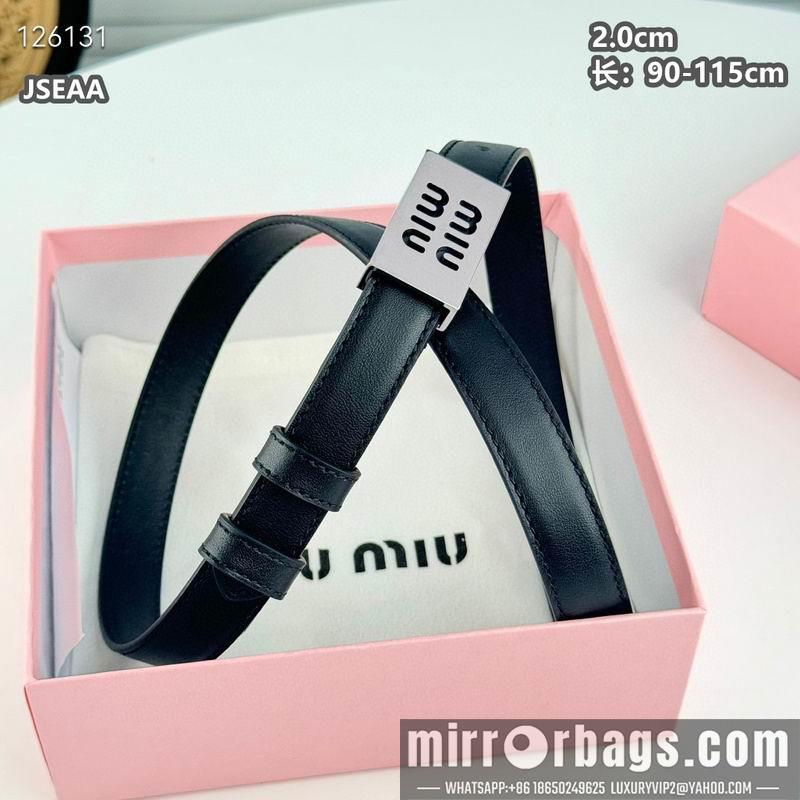 Miumiu belt 20mmX90-115cm 8L07