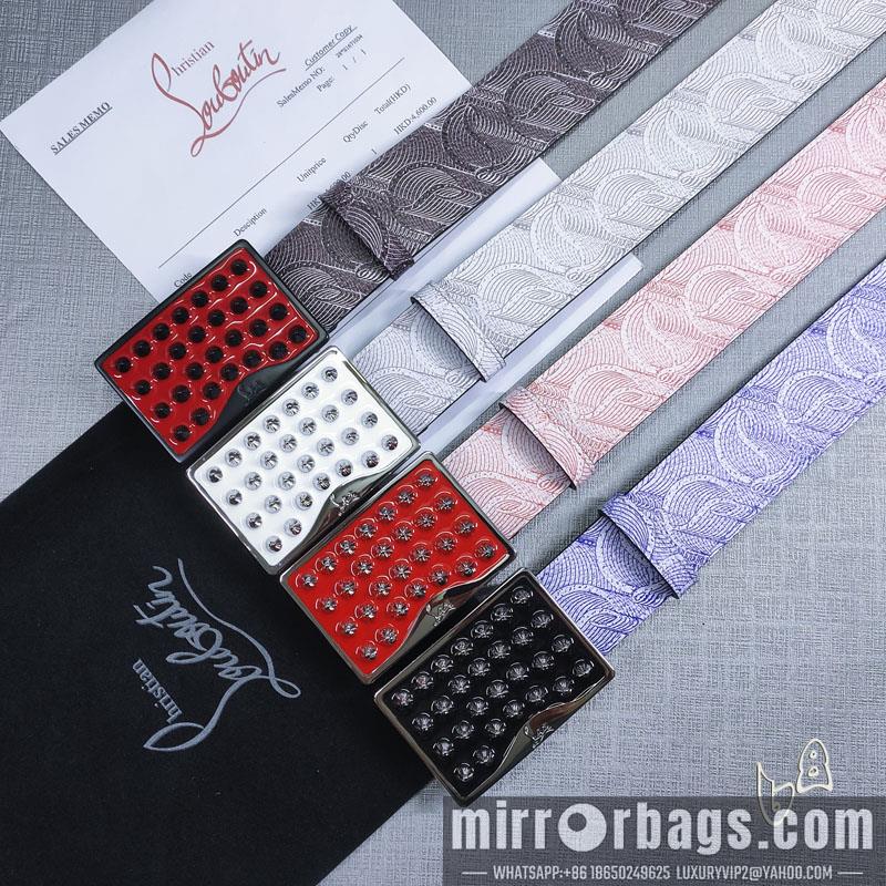 Louboutin belt 38mm 80-125cm lb061201