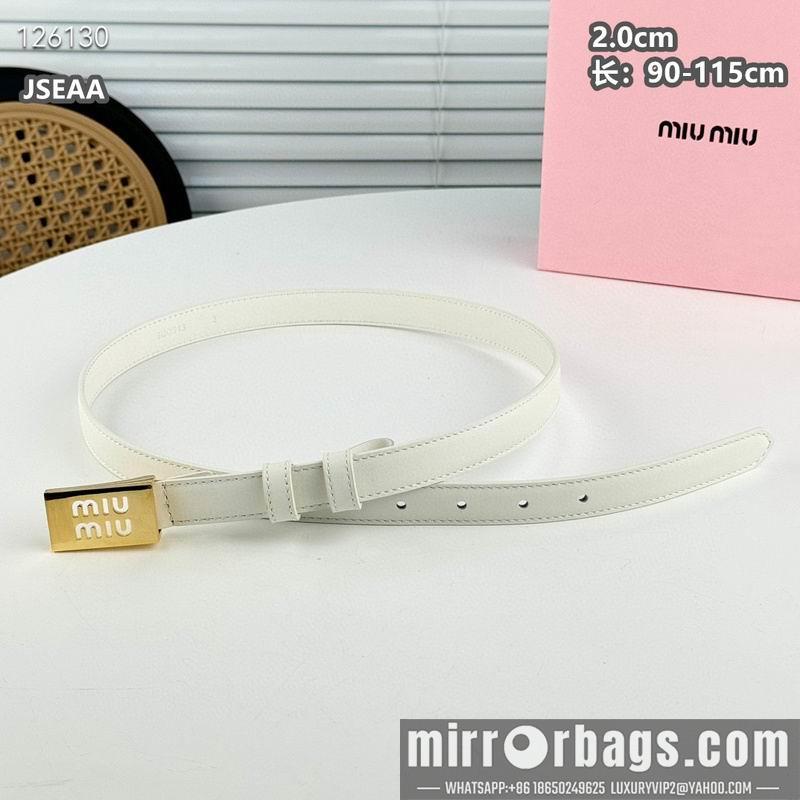 Miumiu belt 20mmX90-115cm 8L07