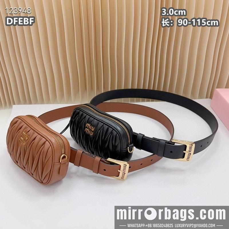 Miumiu belt 30mmX90-115cm 8L01