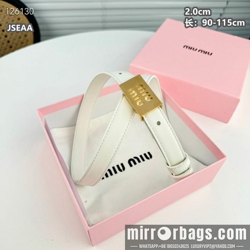 Miumiu belt 20mmX90-115cm 8L07