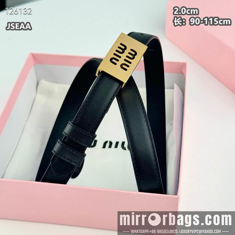 Miumiu belt 20mmX90-115cm 8L07