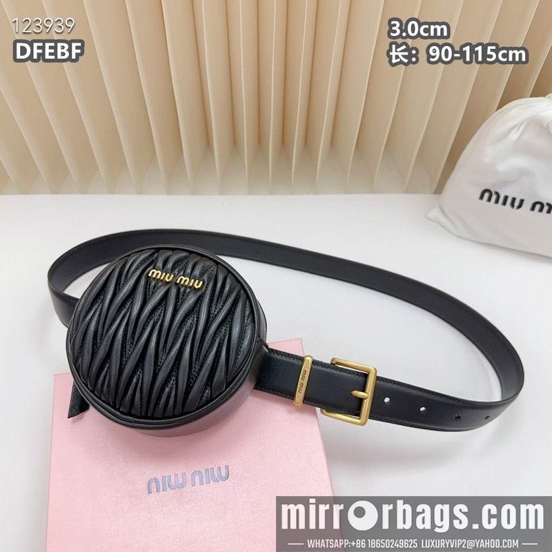 Miumiu belt 30mmX90-115cm 8L02