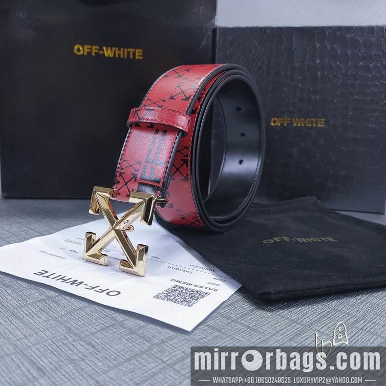 Off White belt 38mmX80-125cm lb082801