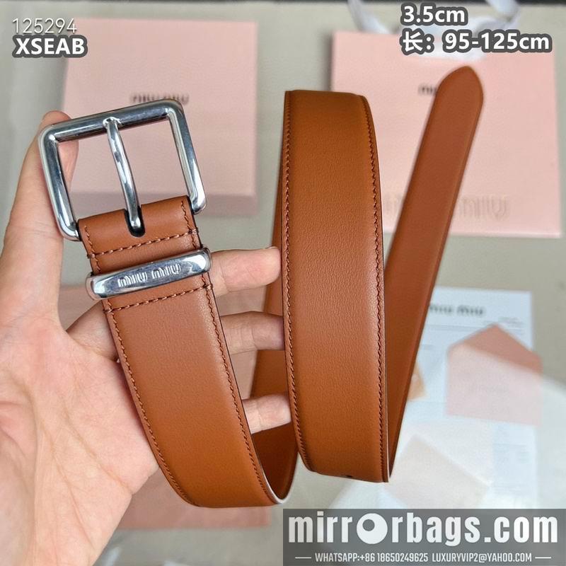Miumiu belt 35mmX95-125cm 8L05