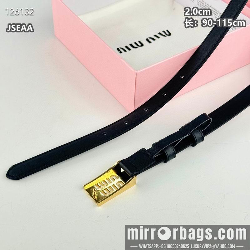 Miumiu belt 20mmX90-115cm 8L07