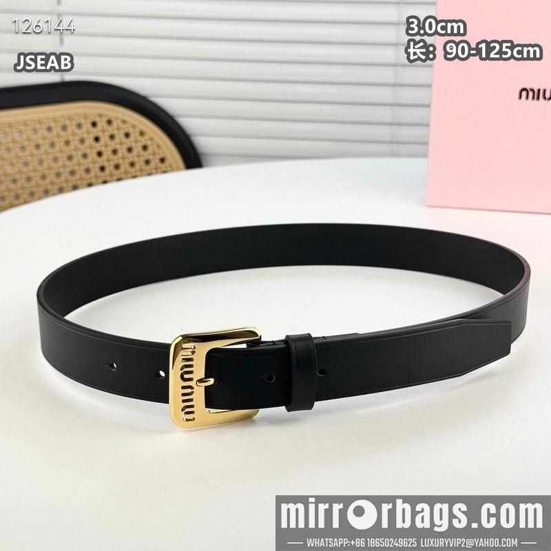 Miumiu belt 30mmX90-125cm 8L04