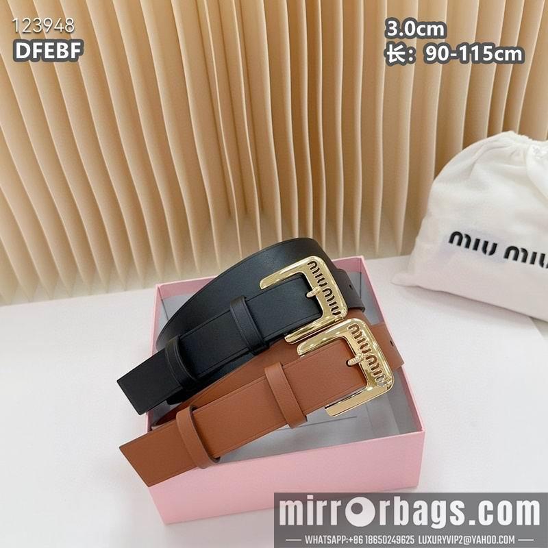 Miumiu belt 30mmX90-115cm 8L01