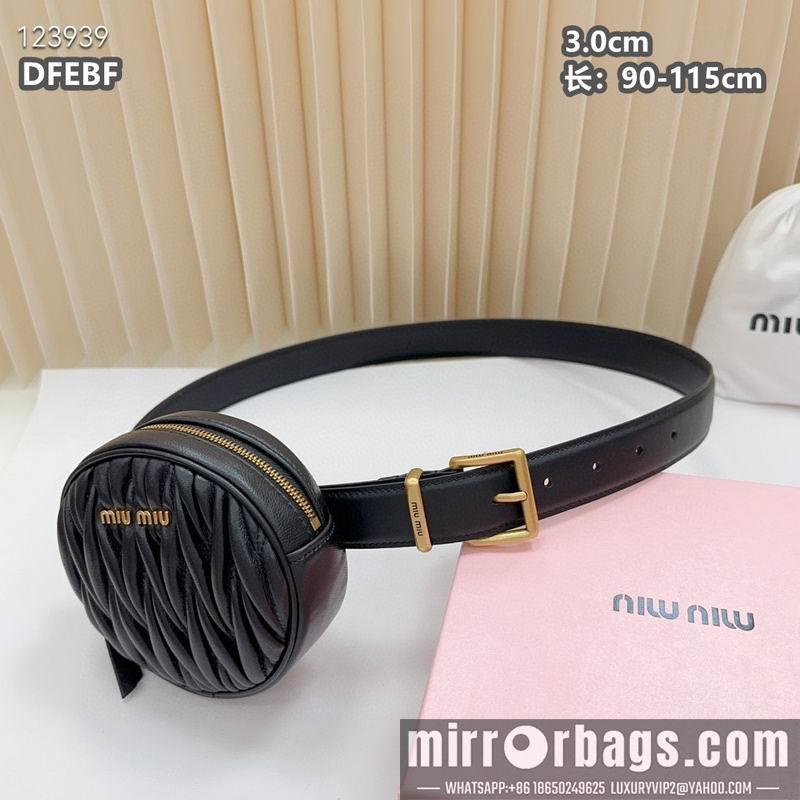 Miumiu belt 30mmX90-115cm 8L02