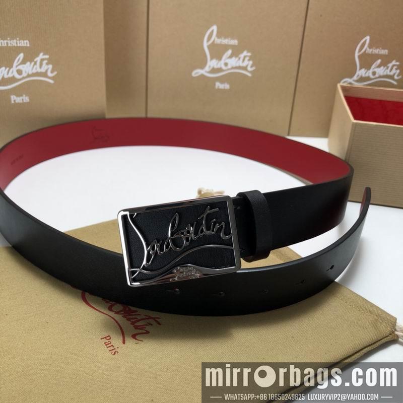 Christian Louboutin belt 35mmX95-125cm 7D02