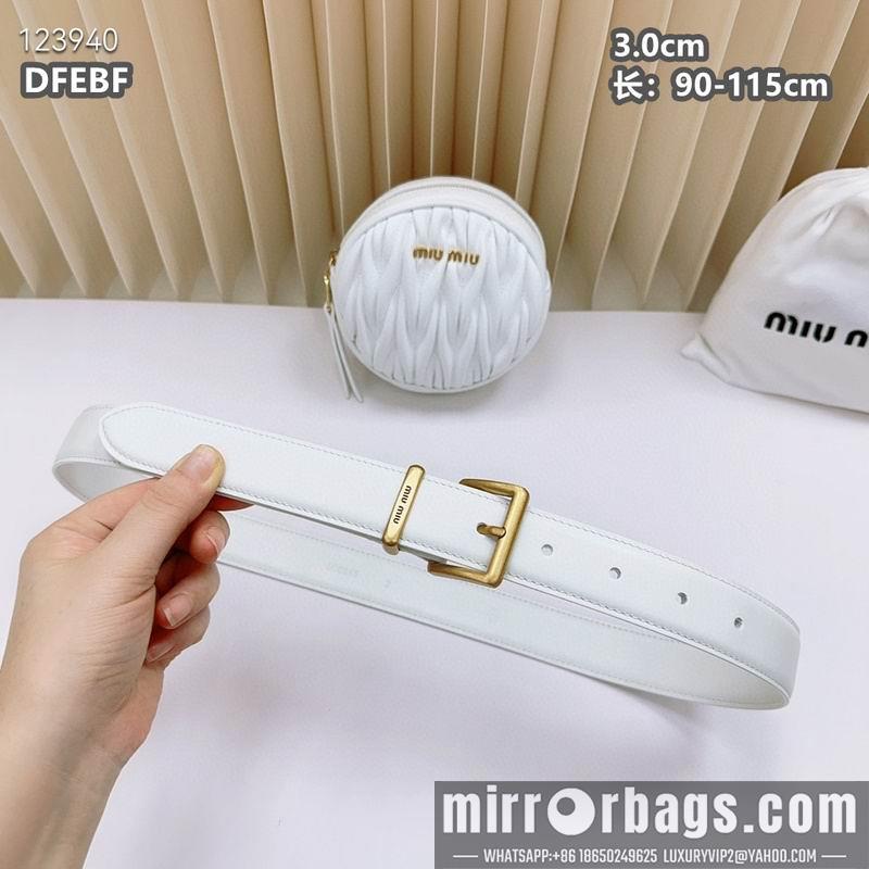 Miumiu belt 30mmX90-115cm 8L02