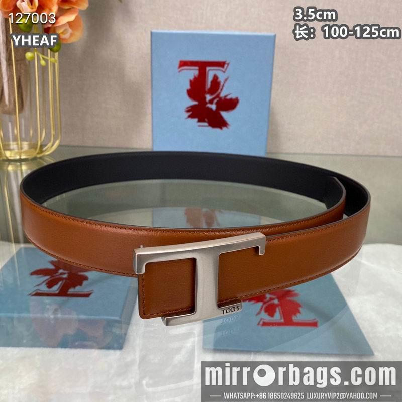 TOD's belt 35mmX100-125cm 8L10