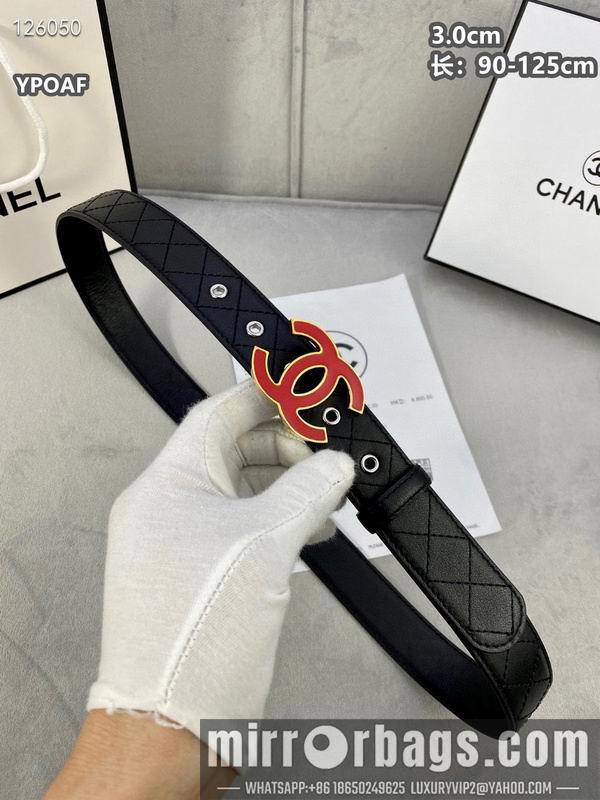 Chanel belt 30mmX90-125cm 8L12