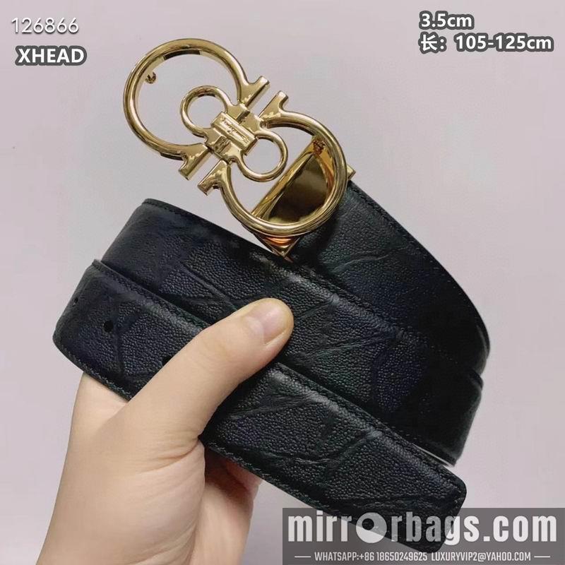 Ferragamo belt 35mmX105-125cm 8L110