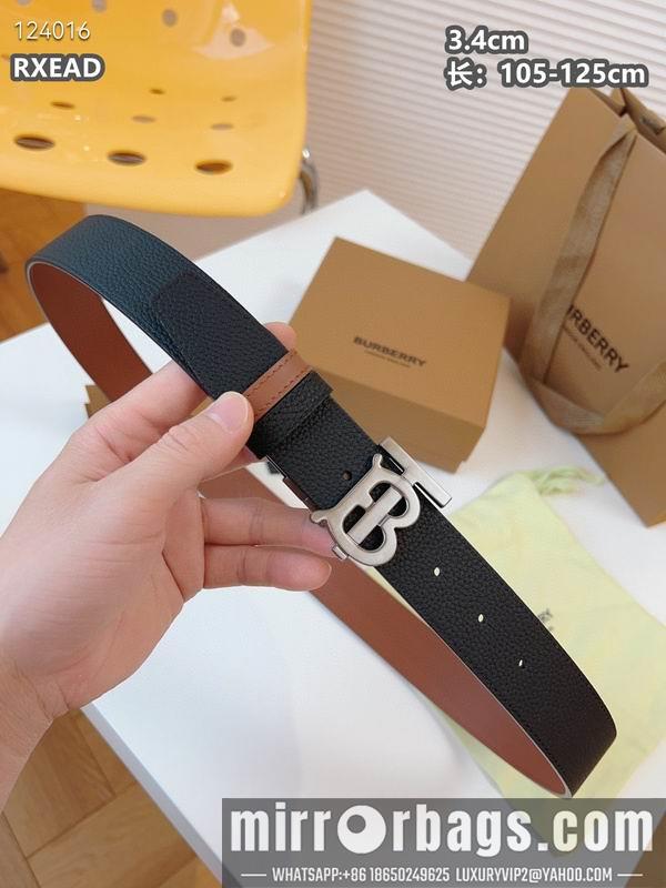 Burberry belt 34mmX105-125cm 8L07