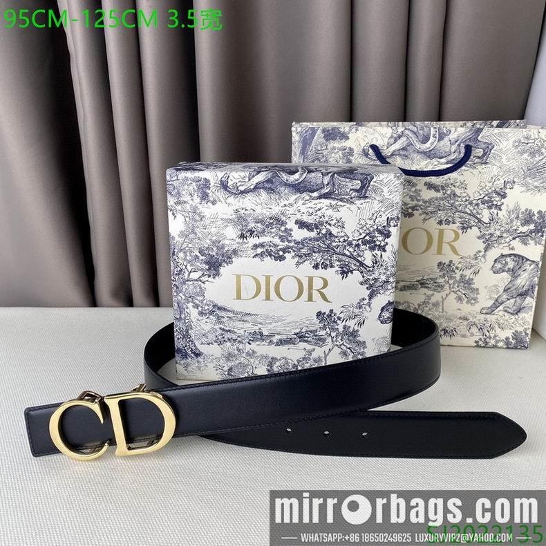 Dior belt 35mmX95-125cm 7D09