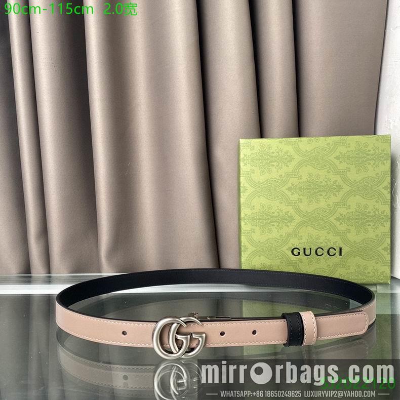 Gucci Belt 20mmX90-115cm 7D01