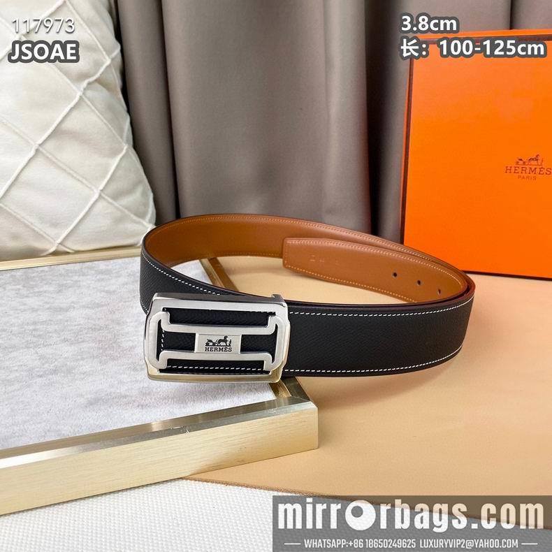 Hermes belt 38mmX100-125cm 8L010801