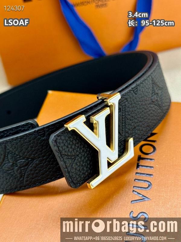 LV belt 34mmX95-125cm 8L25
