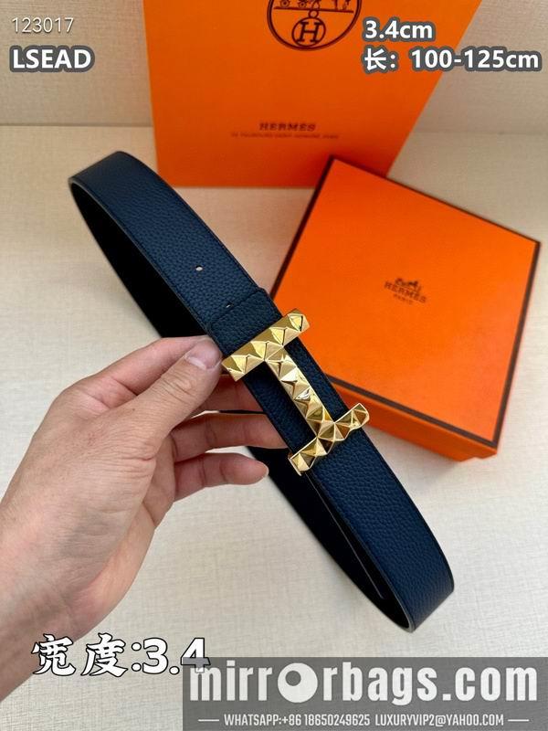Hermes belt 34mmX100-125cm 8L06