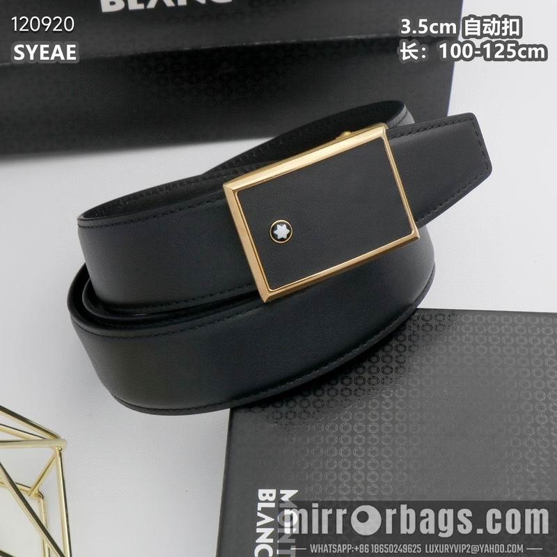 Montblanc belt 自动扣 35mmX100-125cm 8L072006