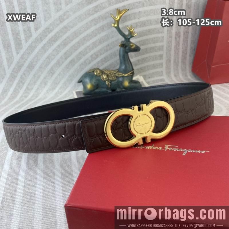 Ferragamo belt 38mmX105-125cm 8L23