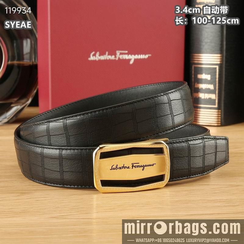 Ferragamo belt 34mmX100-125cm 8L05