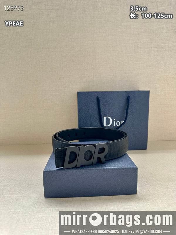 Dior belt 35mmX100-125cm 8L29