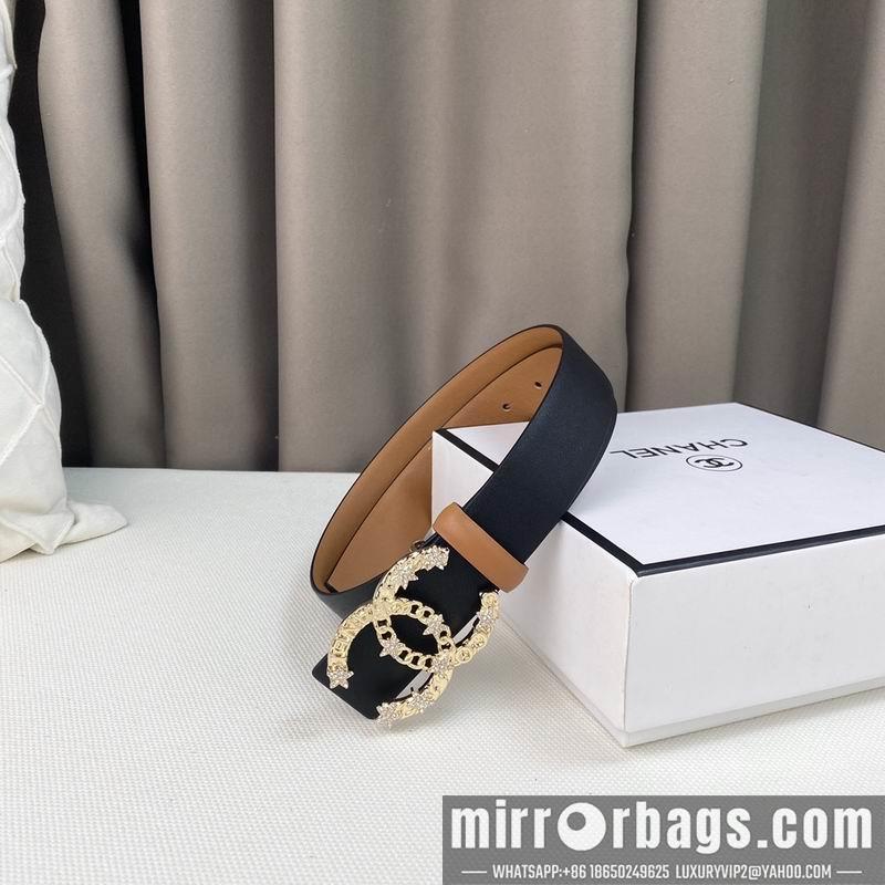 Chanel belt 30mmX90-115cm 7D07