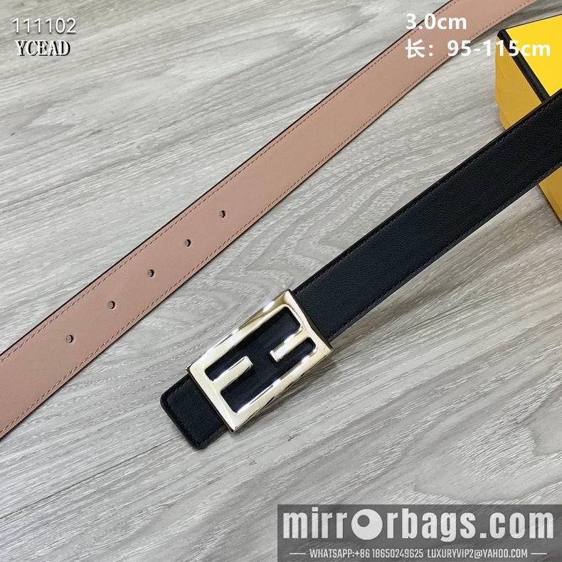 Fendi Belt 30mmX90-115cm 8L03