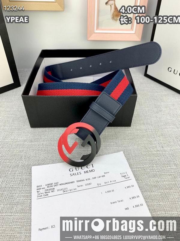 Gucci belt 40mmX100-125cm 8L135