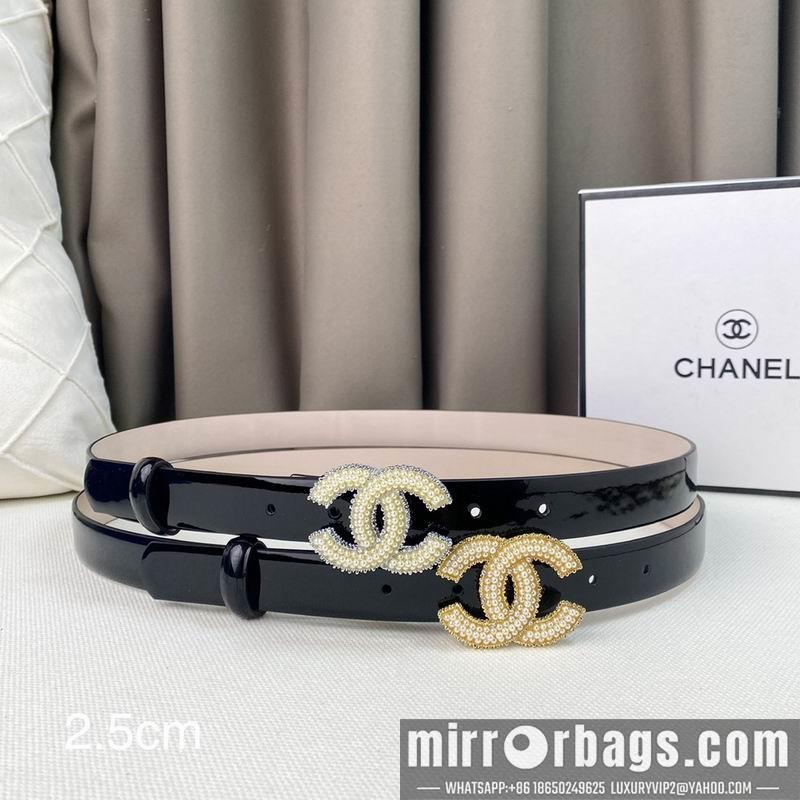 Chanel belt 25mmX90-110cm 7D06