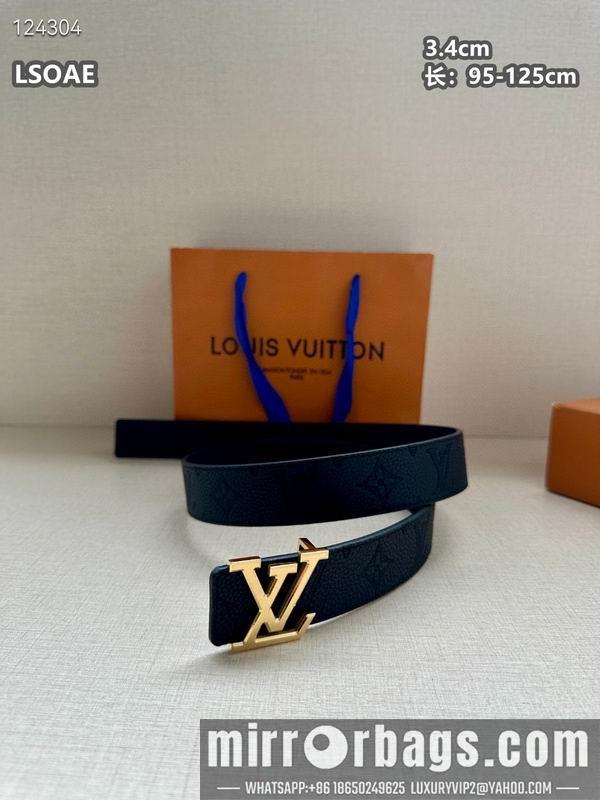 LV belt 34mmX95-125cm 8L22