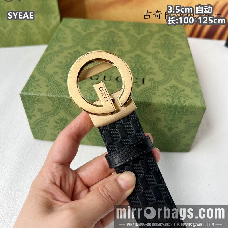 Gucci belt 35mmX100-125cm 8L96