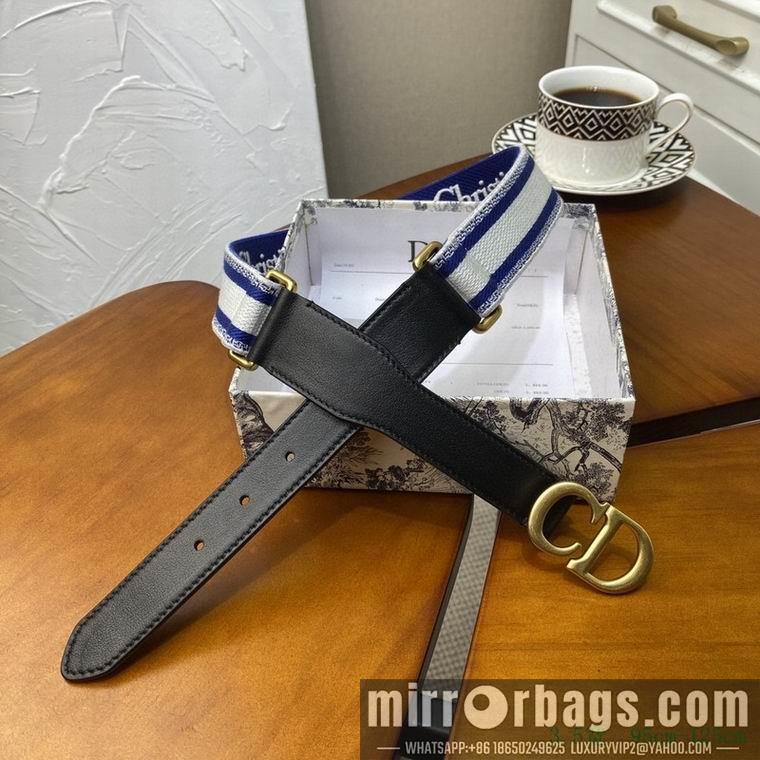 Dior belt 35mmX95-125cm 7D02