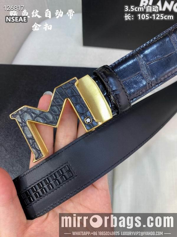 Montlanc belt 35mmX105-125cm 8L62