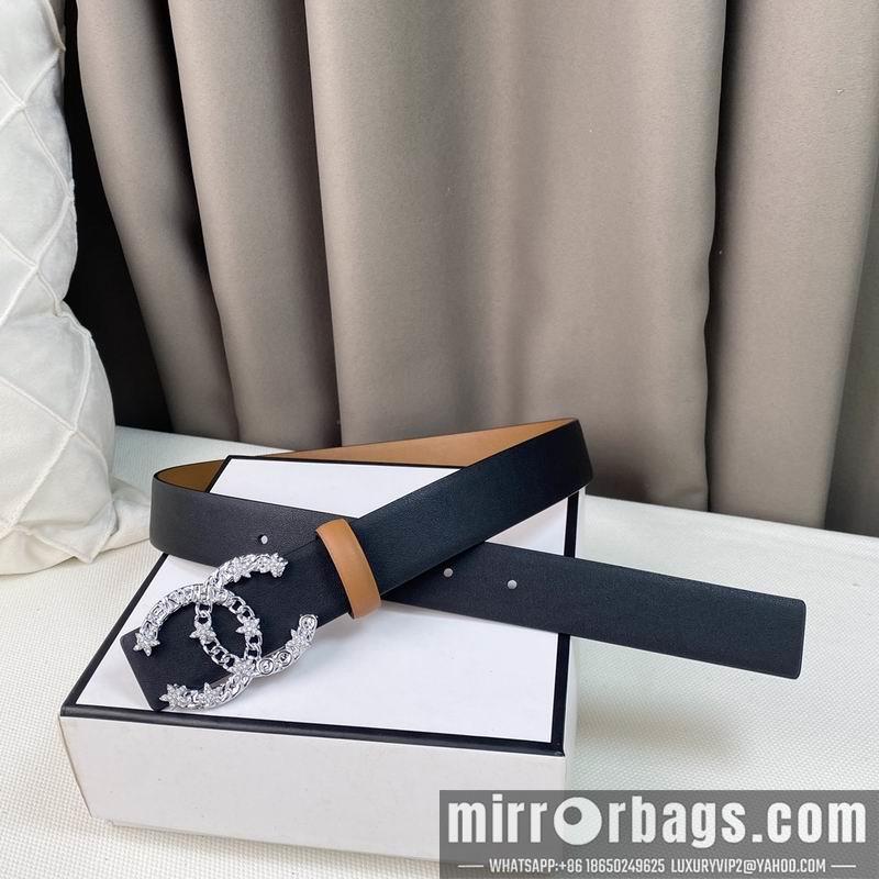 Chanel belt 30mmX90-115cm 7D07
