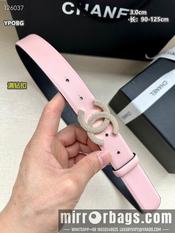 Chanel belt 30mmX90-125cm 8L11