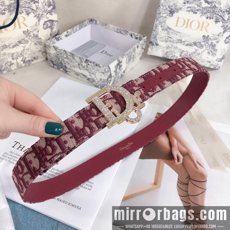 Dior Belt 30mmX95-110cm 7d06