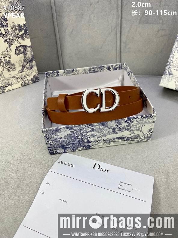 Dior Belt 20mmX90-115cm 8L04
