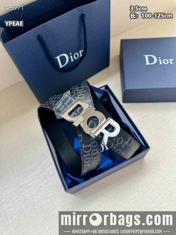Dior belt 35mmX100-125cm 8L29