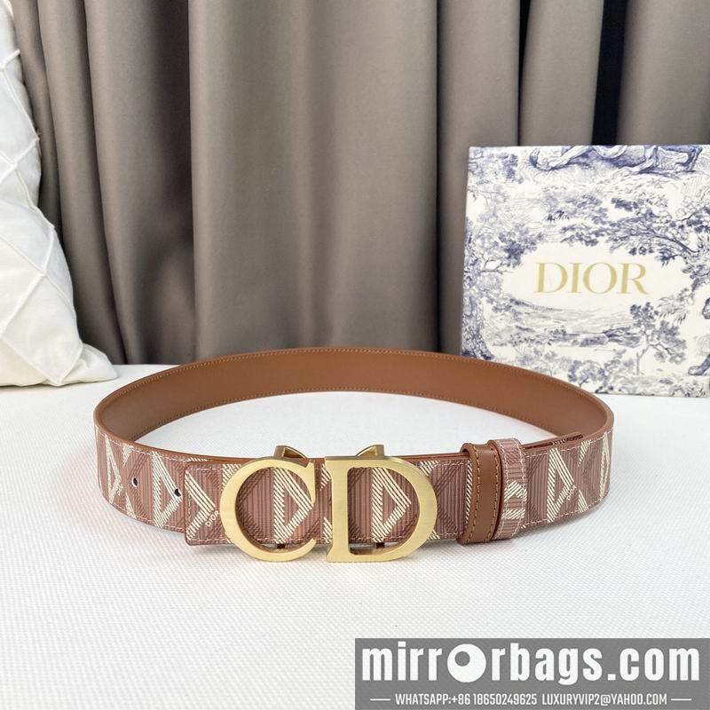 Dior belt 35mmX95-135cm 7D21